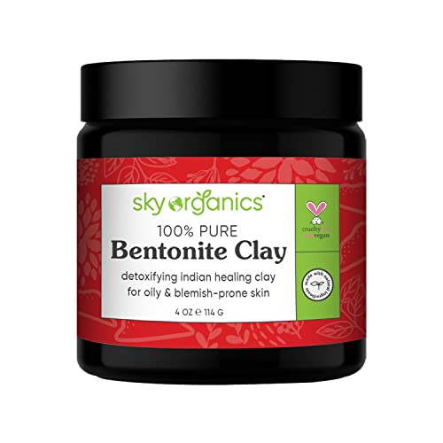 Sky Organics Detoxifying Indian Healing Clay, 4 Oz