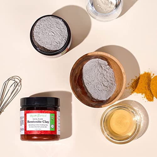 Sky Organics Detoxifying Indian Healing Clay, 4 Oz
