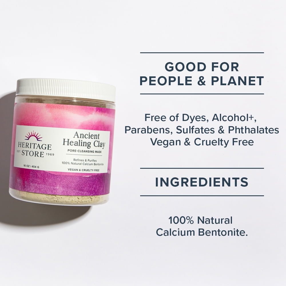 Heritage Store Ancient Healing Clay Mask | Pore Refining