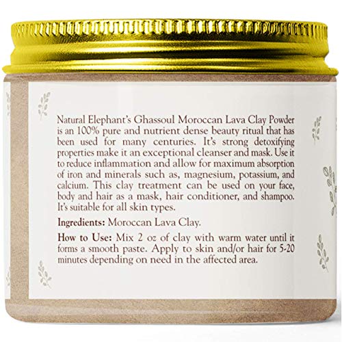 Moroccan Lava Clay Powder - 200g Jar