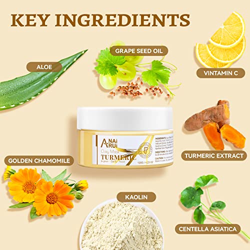 Turmeric Vitamin C Mud Mask for Clear Skin
