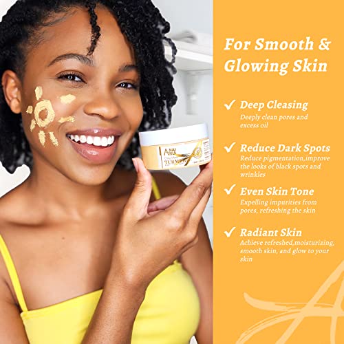 Turmeric Vitamin C Mud Mask for Clear Skin