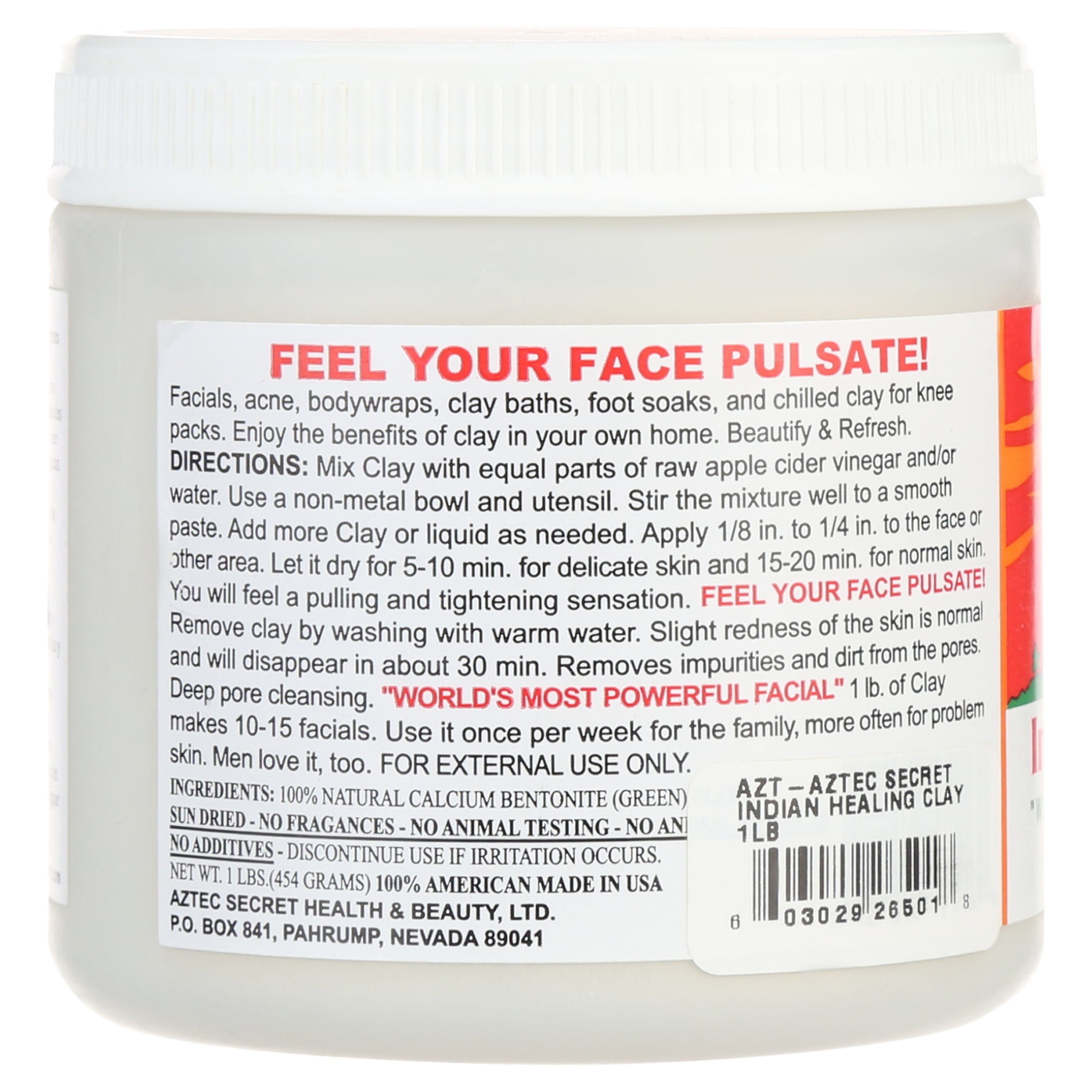Aztec Secret Indian Healing Clay Facial Treatment 16 Ounce
