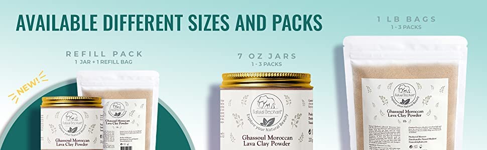 Moroccan Lava Clay Powder - 200g Jar