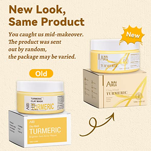 Turmeric Vitamin C Mud Mask for Clear Skin