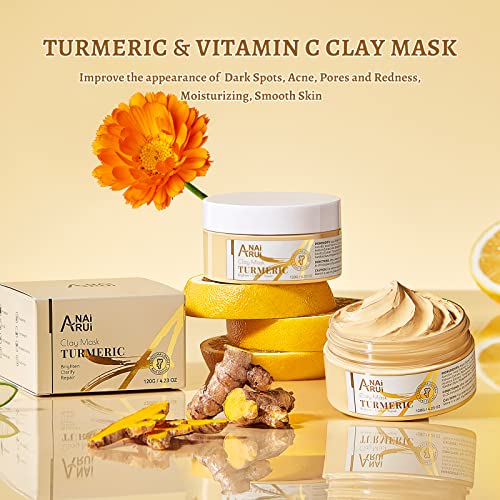 Turmeric Vitamin C Mud Mask for Clear Skin