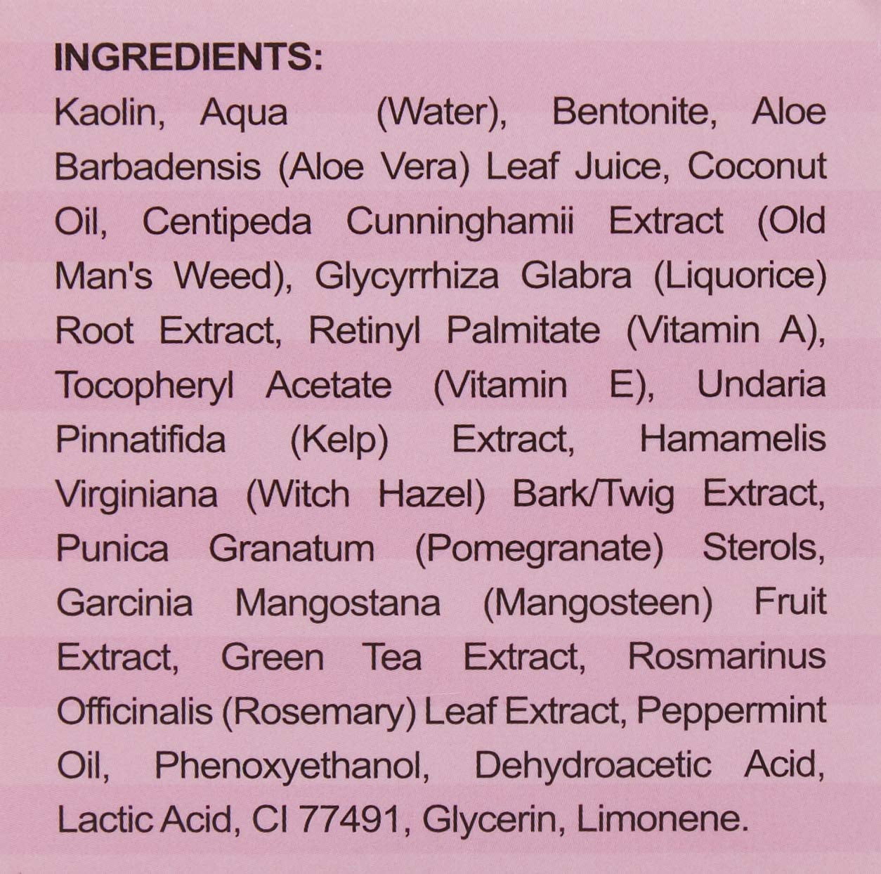 Pink French Rose Clay Facial Mask for All SkinTypes