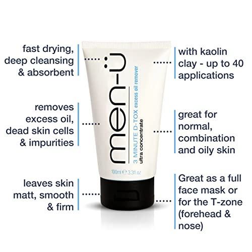 Ultra Concentrated Men's Clay Face Mask - 3 Mins Effective