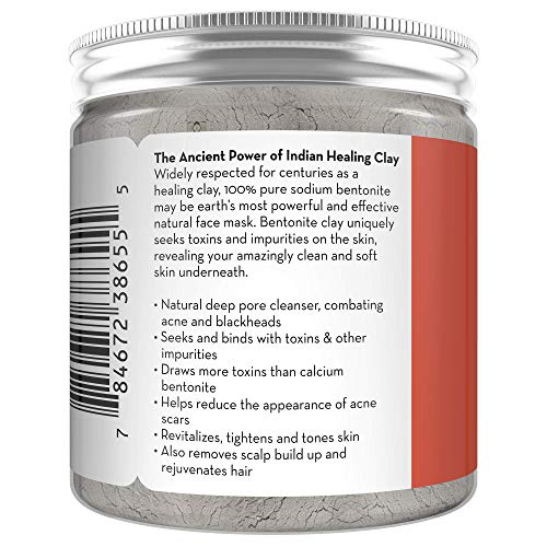 Pure Bentonite Powder for DIY Detox and Mask