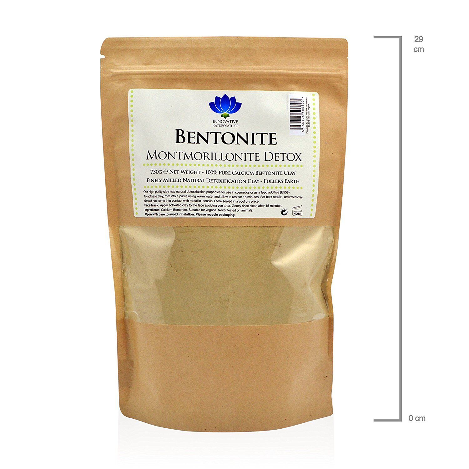 Pure Bentonite Clay Powder - Detox/Face Mask