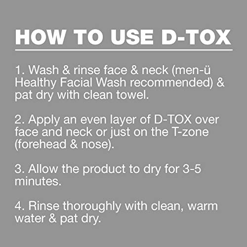 Ultra Concentrated Men's Clay Face Mask - 3 Mins Effective