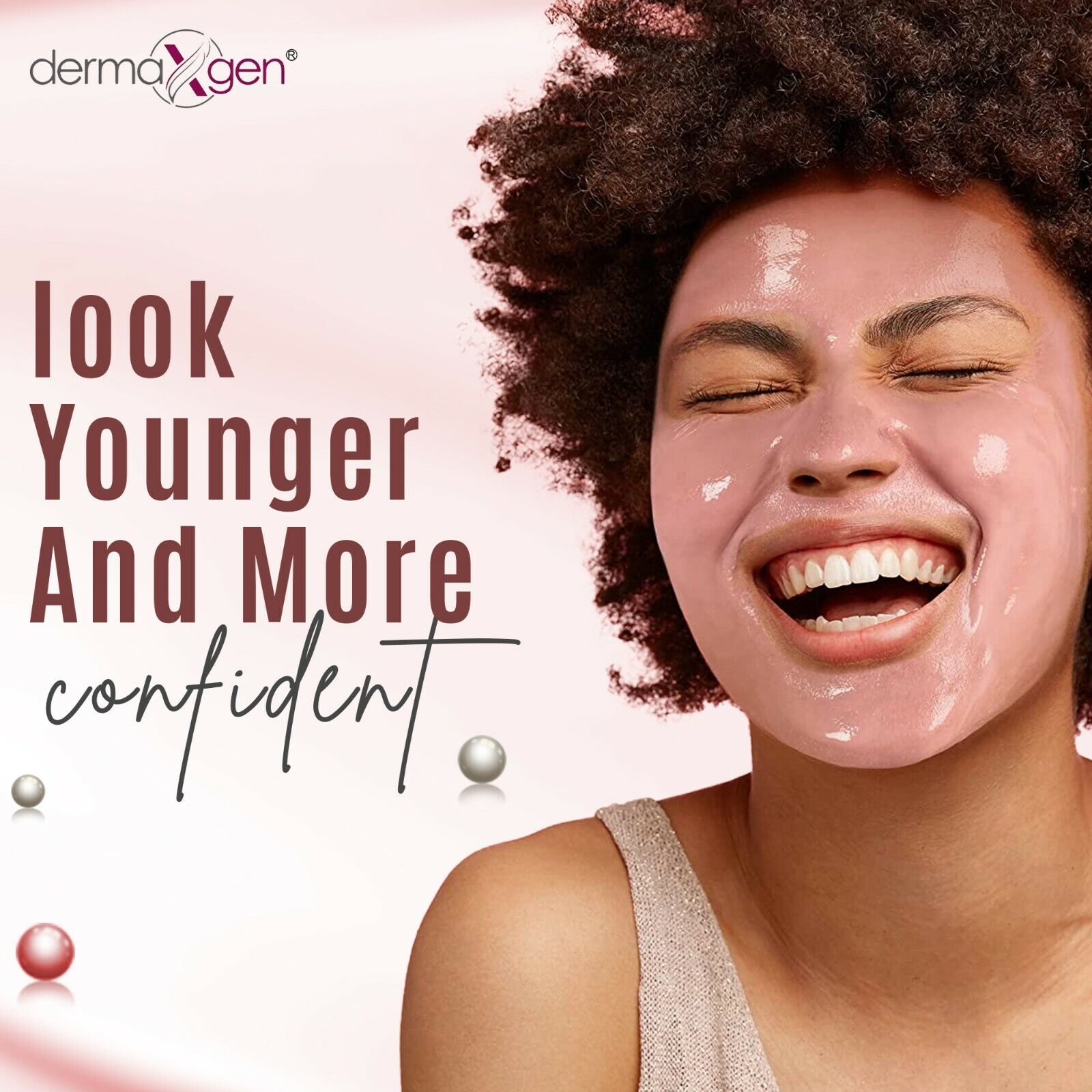 Organic Pink Clay Detox Mask - 4 in 1