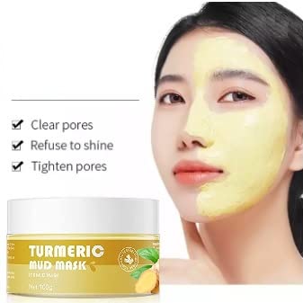 Organic Tumeric Ginger Face Clay Mud Mask