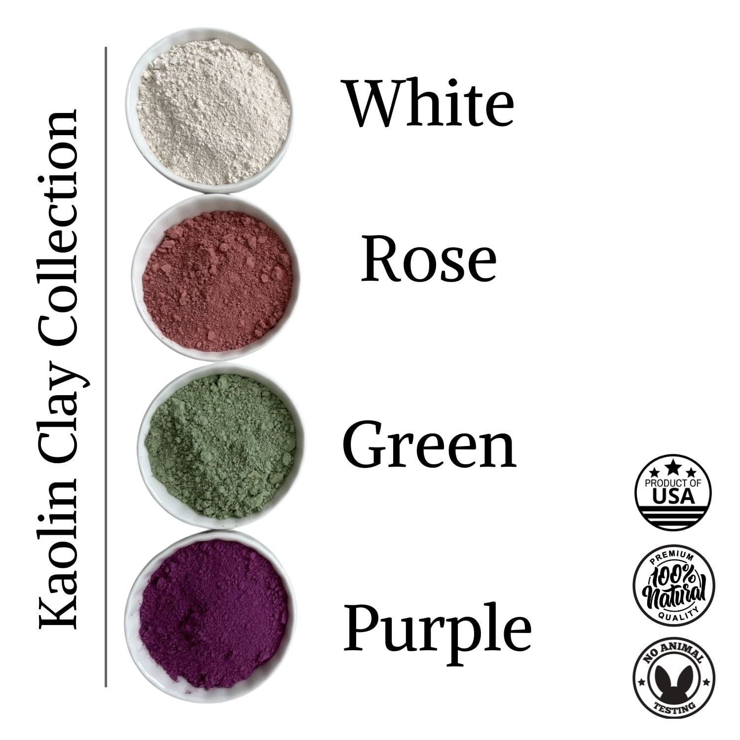 12 oz Purple Kaolin Clay Powder- Skincare & DIY