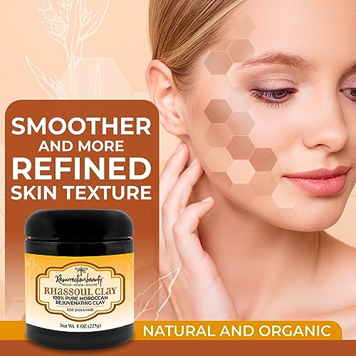 100% Pure Moroccan Ghassoul Clay Mud Mask