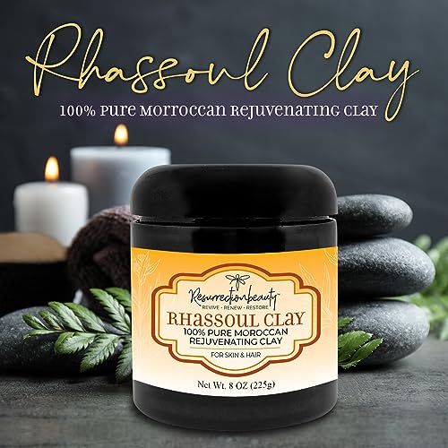 100% Pure Moroccan Ghassoul Clay Mud Mask