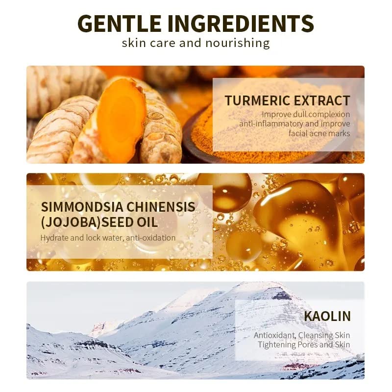 Organic Tumeric Ginger Face Clay Mud Mask