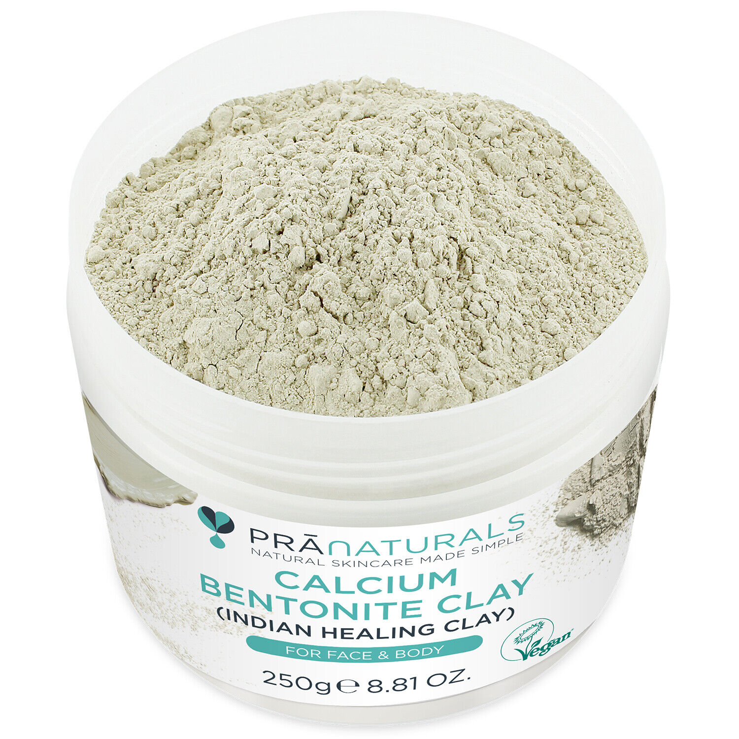 PraNaturals Bentonite Clay Mask 250g