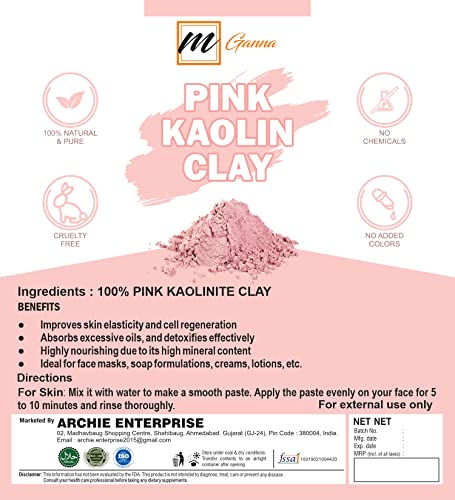 Rose & Pink Clay Powder for Skin Care