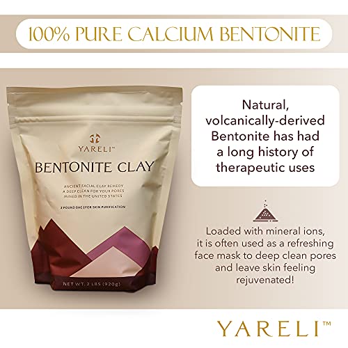 Yareli Bentonite Clay Mud Mask, 2lb