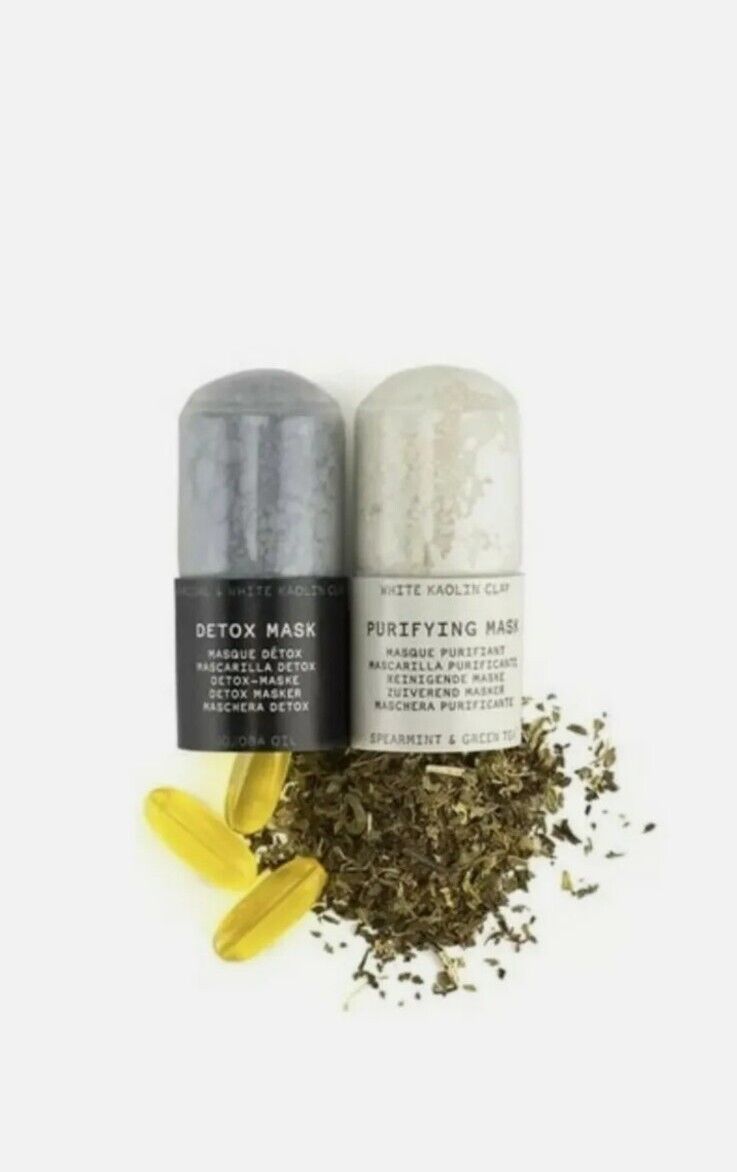 Detox Face Mask Set with Kaolin Clay