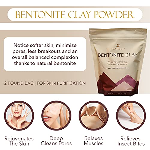 Yareli Bentonite Clay Mud Mask, 2lb
