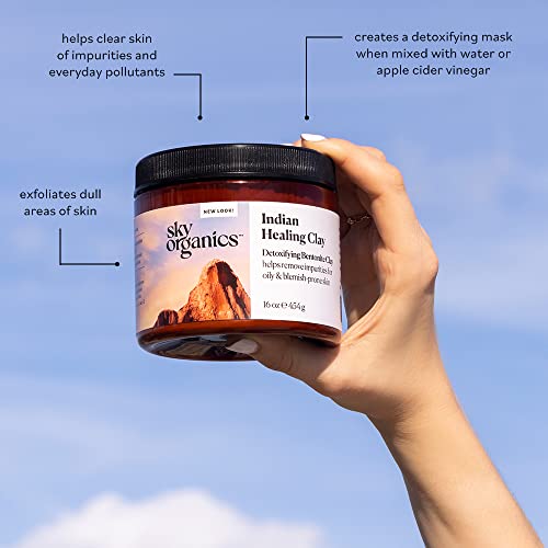 Indian Healing Clay for Detoxification, 16 Oz