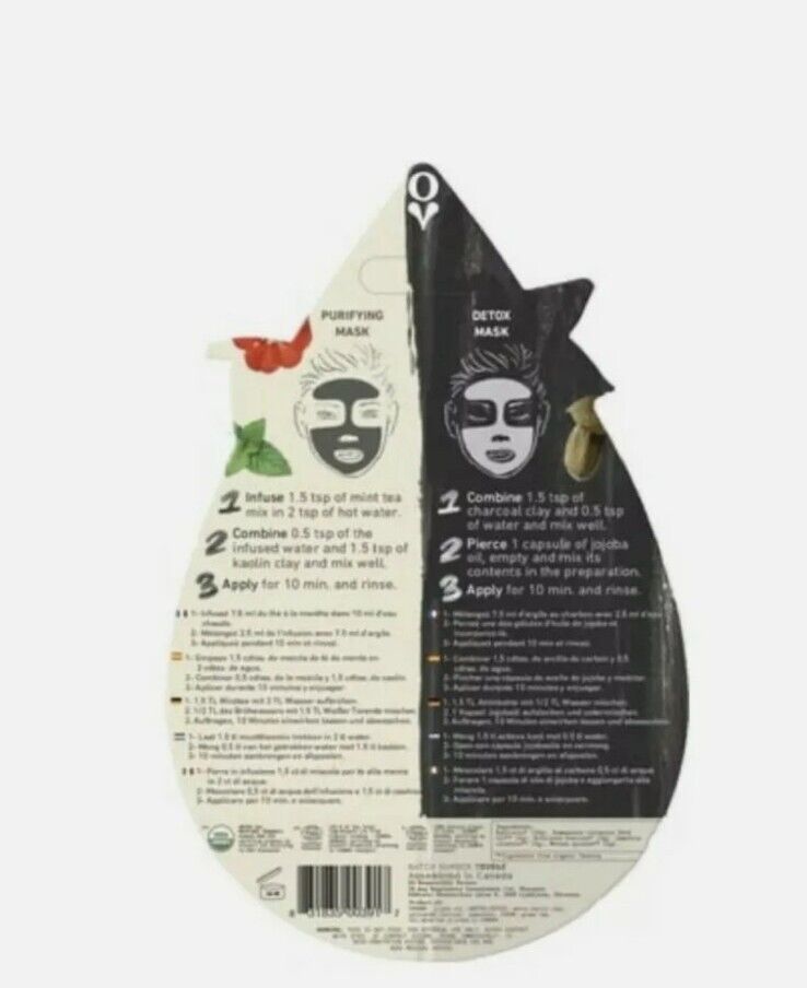 Detox Face Mask Set with Kaolin Clay