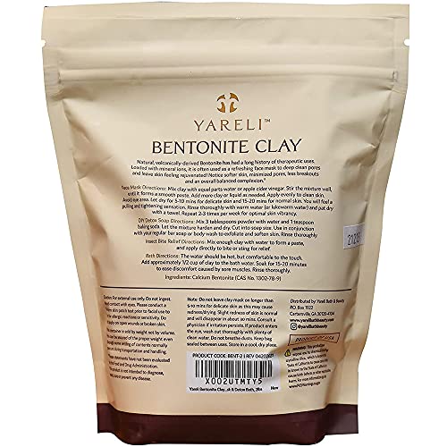 Yareli Bentonite Clay Mud Mask, 2lb