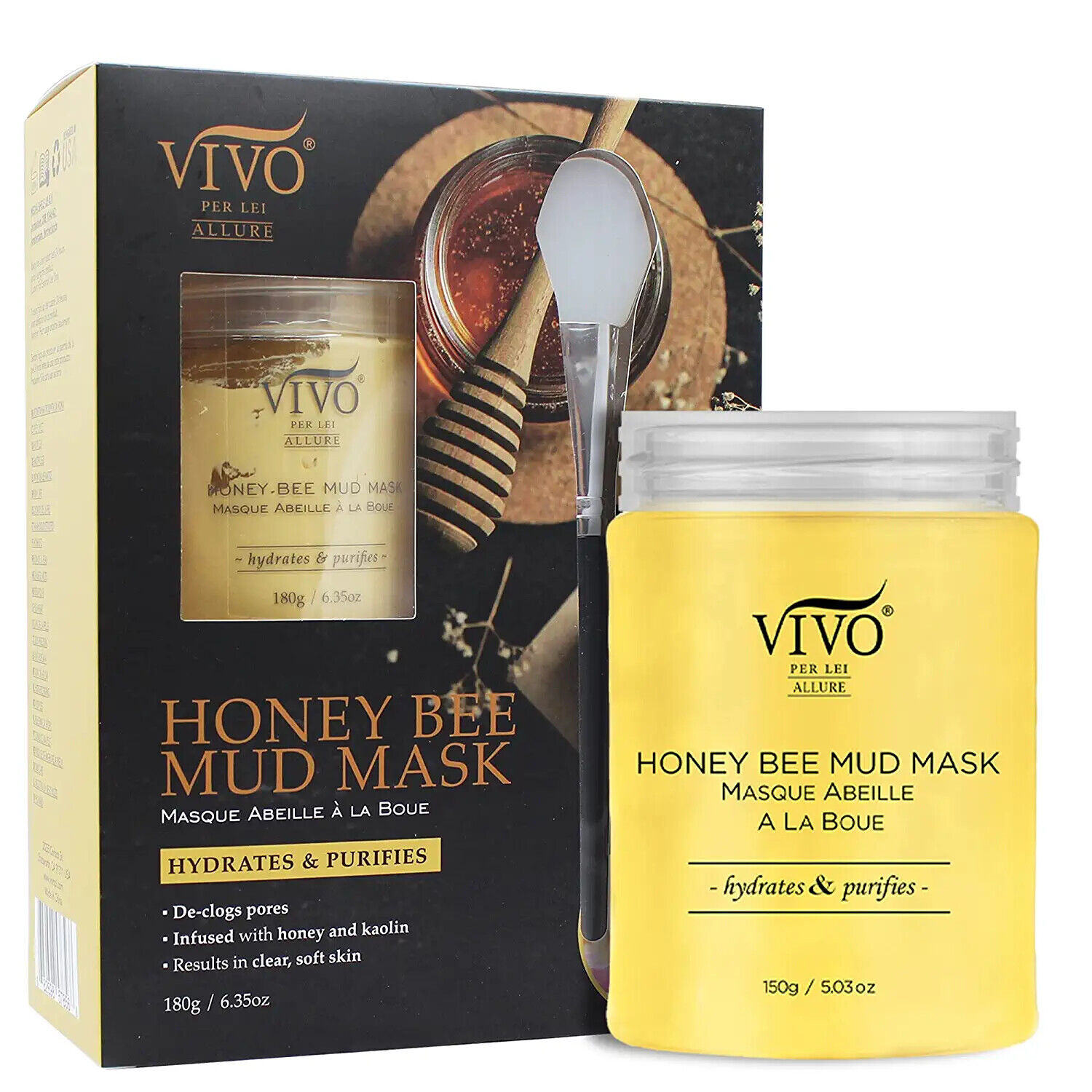 HoneyBee Mud Mask - Deep Cleansing & Anti-Aging