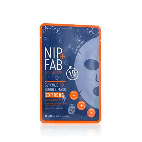 Glycolic Bubble Sheet Mask with Charcoal & Hyaluronic Acid