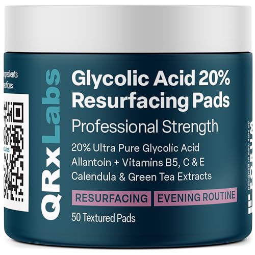 20% Glycolic Acid Resurfacing Peel Pads with Vitamins