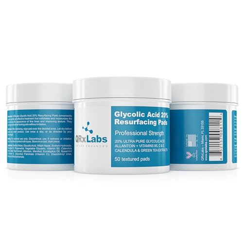 20% Glycolic Acid Resurfacing Peel Pads with Vitamins