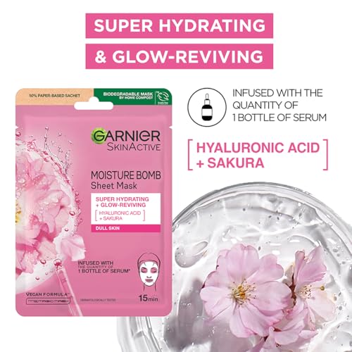 Garnier Hydrating Sheet Mask Set - Pack of 5