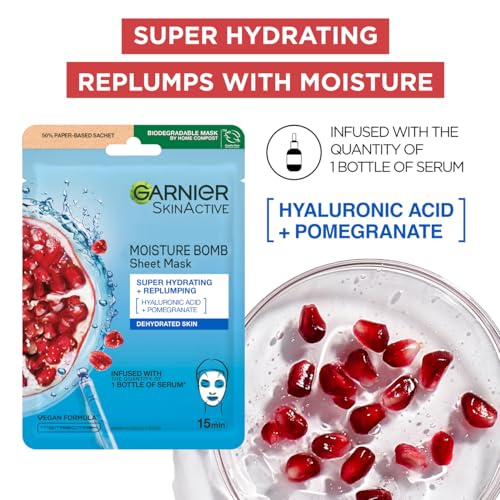 Garnier Hydrating Sheet Mask Set - Pack of 5
