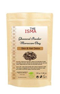 Moroccan Ghassoul Clay & Green, Red, White Masks