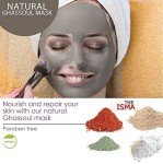 Moroccan Ghassoul Clay & Green, Red, White Masks
