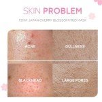 12 PCS Cherry Blossom Hydrating Clay Masks