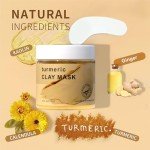 TrendyFave Turmeric Clay Deep Cleansing Mask