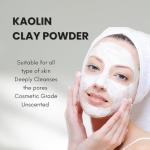 Natural Kaolin Clay Powder for Face and Skin