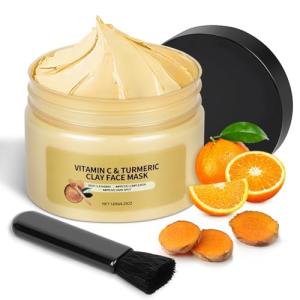 Turmeric Vitamin C Clay Mask for Glowing Skin
