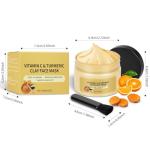Turmeric Vitamin C Clay Mask for Glowing Skin