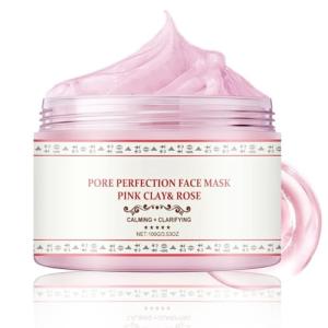 Calming Pink Clay Mud Mask for Glowing Skin