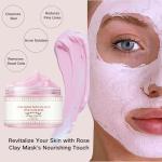 Calming Pink Clay Mud Mask for Glowing Skin