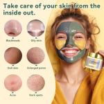 3-Pack Clay Masks for Detox and Acne Control
