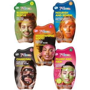 7th Heaven Peel-Off Face Mask Multipack - 5 Masks
