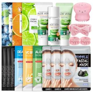 19-Piece Mud Mask Skincare Set for Glowing Skin