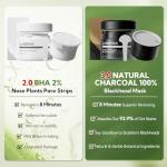 LANBENA Bamboo Charcoal Mud Mask and Pore Strips
