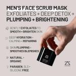 Black Oud Charcoal Face Mask for Men, 50mL