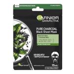 Garnier Black Tea Charcoal Sheet Mask for Oily Skin